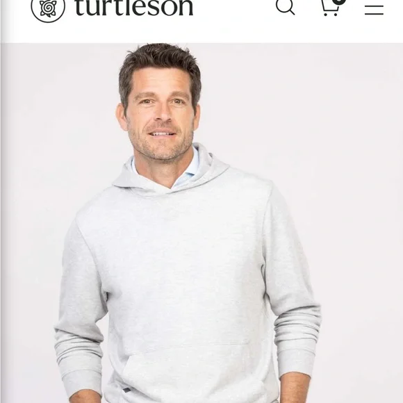 EUC Turtleson grey super soft hoodie. Size M. Perfect for layering. - Picture 9 of 13